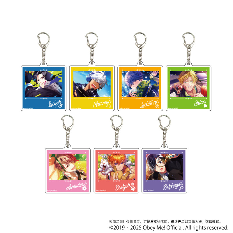 (1BOX=7)(Goods - Key Chain) Acrylic Key Chain Obey Me! 03 / Complete BOX (7 Types Total)(Art)