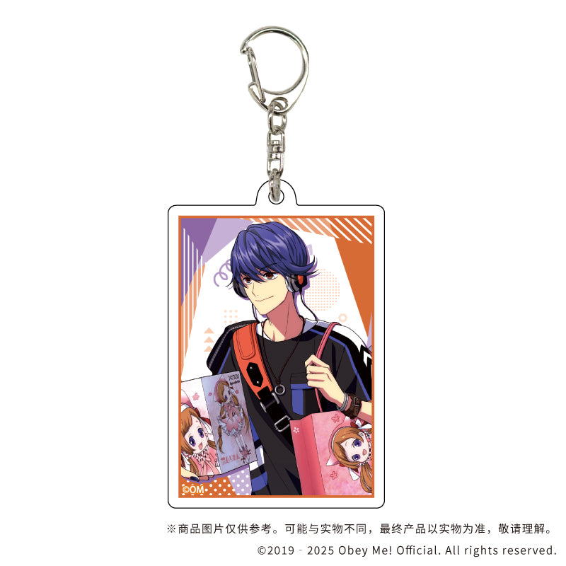 (1BOX=7)(Goods - Key Chain) Acrylic Key Chain Obey Me! 09 / Summer Outfit ver. Complete BOX (7 Types Total)(Exclusive Art)