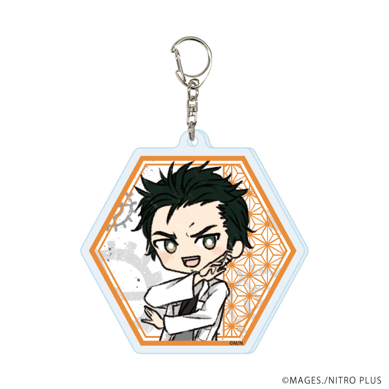 (1BOX=8)(Goods - Keychain) STEINS;GATE Acrylic Keychain 01 Kimono ver. (GraffArt)