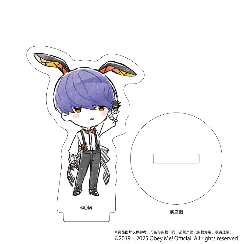 (1BOX=7)(Goods - Acrylic Stand) Obey Me! Acrylic Petit Stand Obey Me! 06 Bunny ver. (GraffArt)