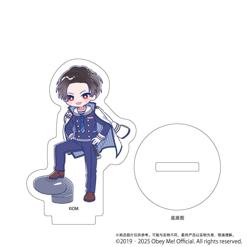 (1BOX=7)(Goods - Stand Pop) Obey Me! Acrylic Petit Stand 09 - Marine Sailor Ver. (Candy Art)