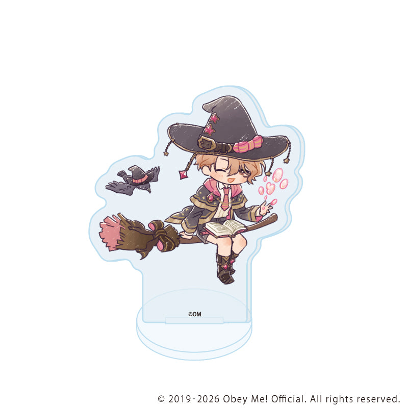 (1BOX=7)(Goods - Acrylic Stand ) Obey Me! Nightbringer Acrylic Petit Stand 24 Wizard Ver. (Retro Art)