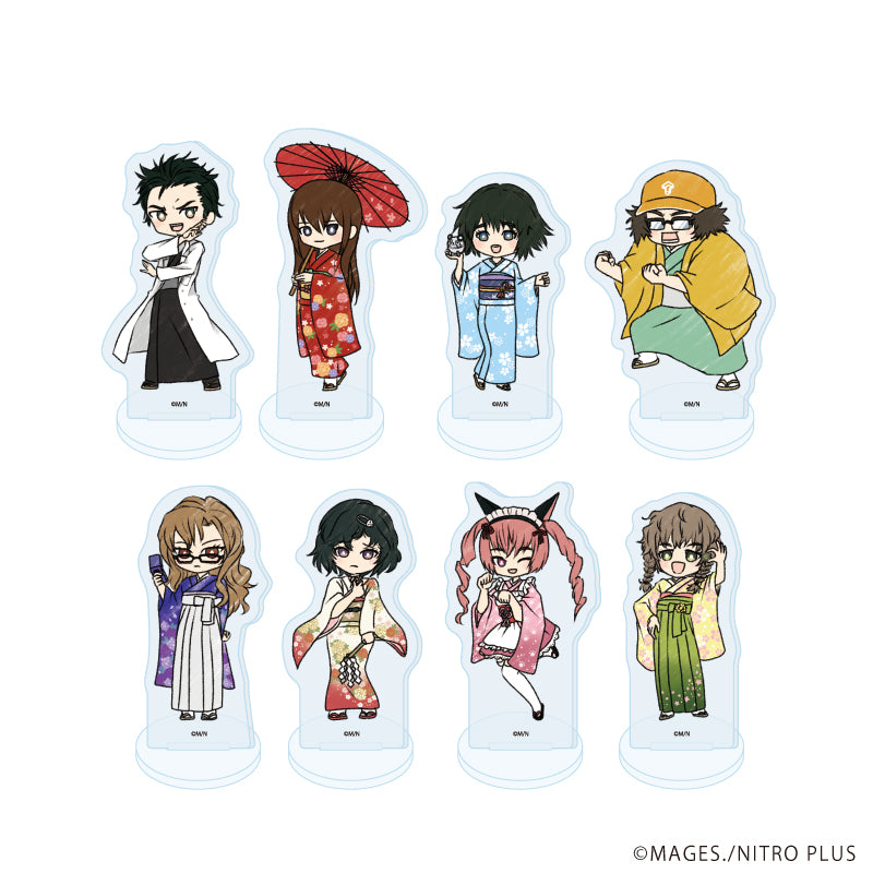 (1BOX=8)(Goods - Acrylic Stand) STEINS;GATE Acrylic Petit Stand 01 Kimono ver. (GraffArt)