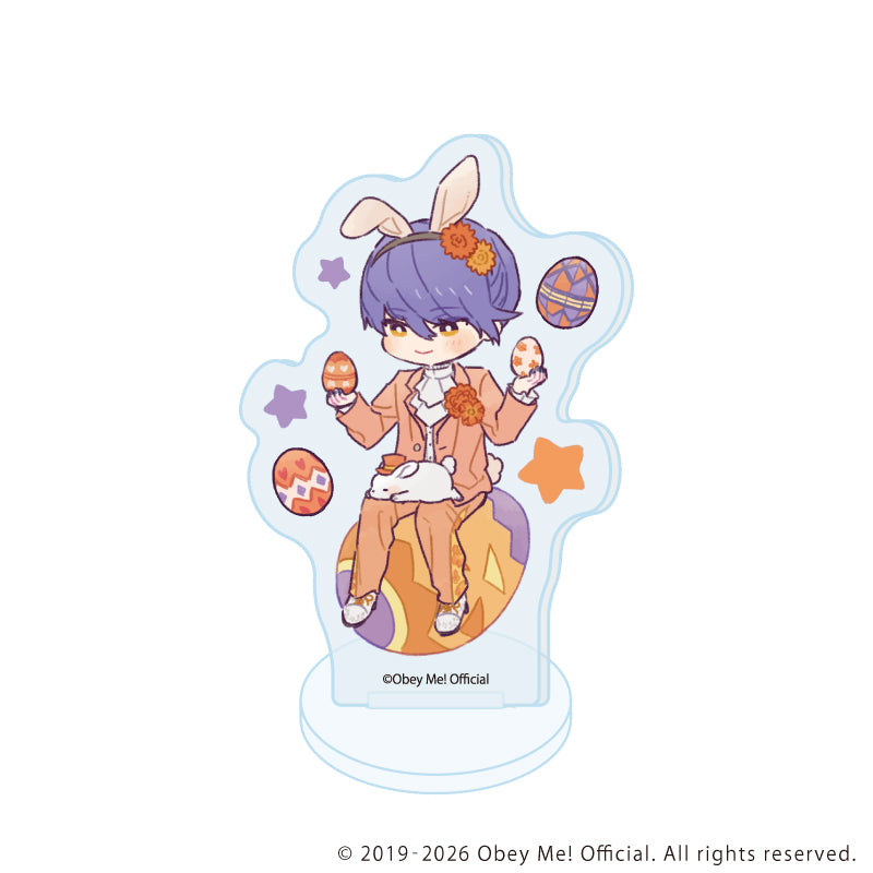 (1BOX=7)(Goods - Acrylic Stand) Acrylic Petit Stand Obey Me! Nightbringer 22/Easter ver. (Retro Art)