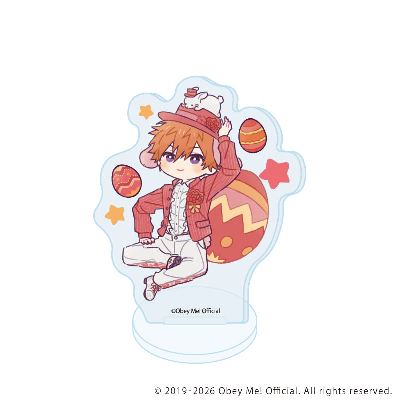 (1BOX=7)(Goods - Acrylic Stand) Acrylic Petit Stand Obey Me! Nightbringer 22/Easter ver. (Retro Art)