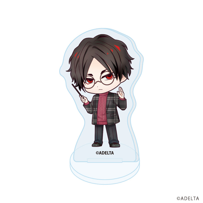 (1BOX=11)(Goods - Acrylic Stand) Owen (Ooe) Acrylic Petit Stand 04 School Ver. (Chibi Art)
