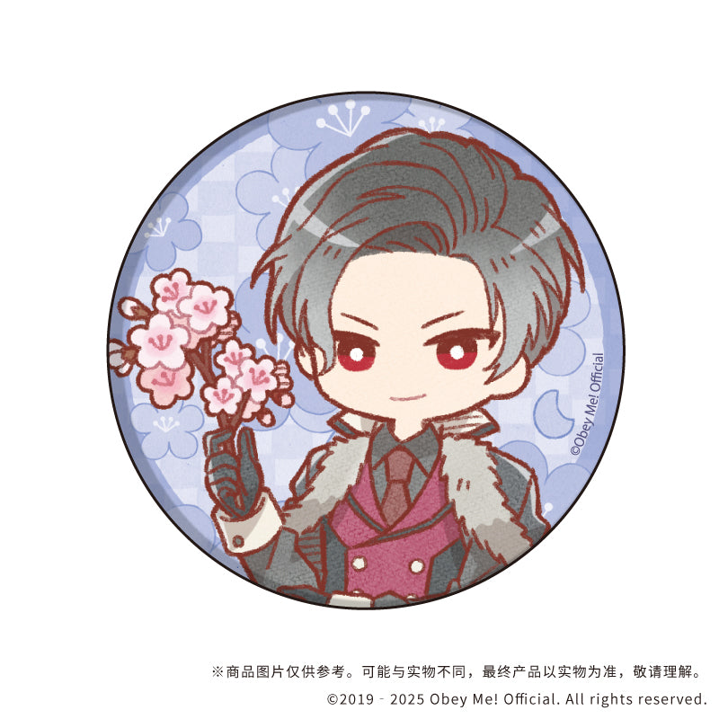 (1BOX=7)(Goods - Badge) Button Badge Obey Me! 07 (7 Types Total)(Retro Art)