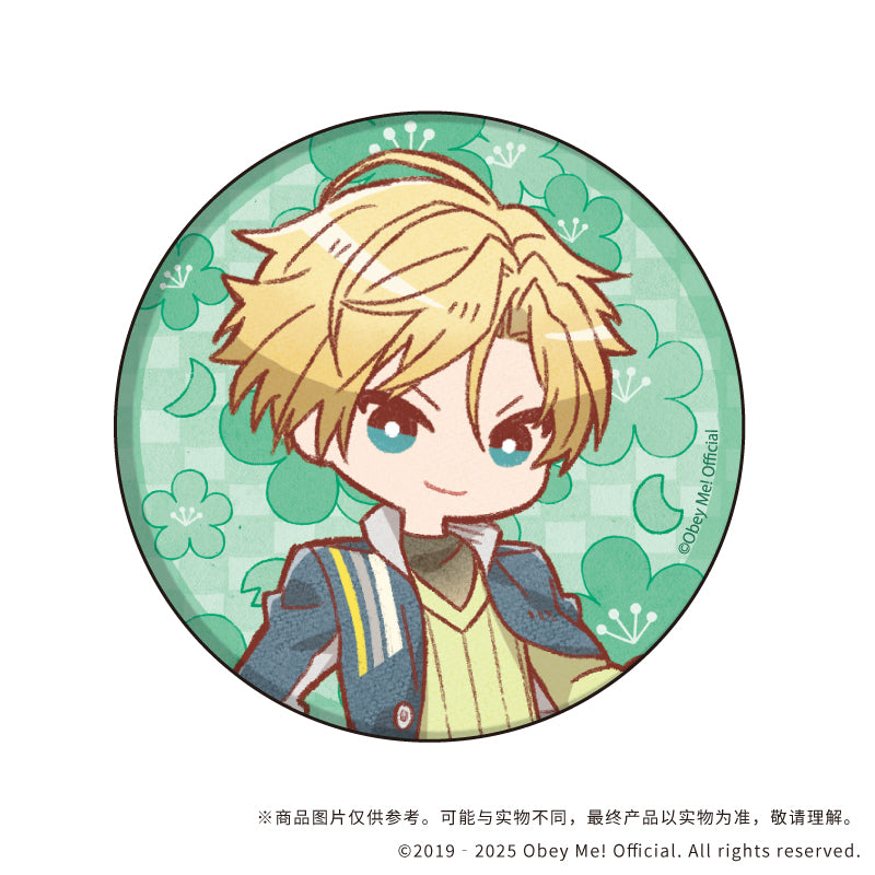 (1BOX=7)(Goods - Badge) Button Badge Obey Me! 07 (7 Types Total)(Retro Art)