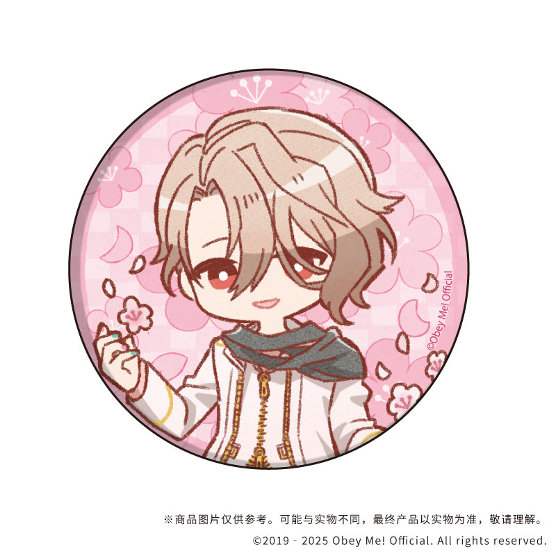 (1BOX=7)(Goods - Badge) Button Badge Obey Me! 07 (7 Types Total)(Retro Art)