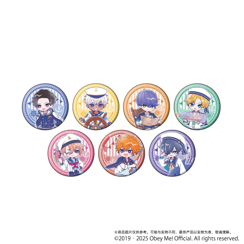 (1BOX=7)(Goods - Badge) Obey Me! Button Badge 12 - Marine Sailor Ver. (Candy Art)