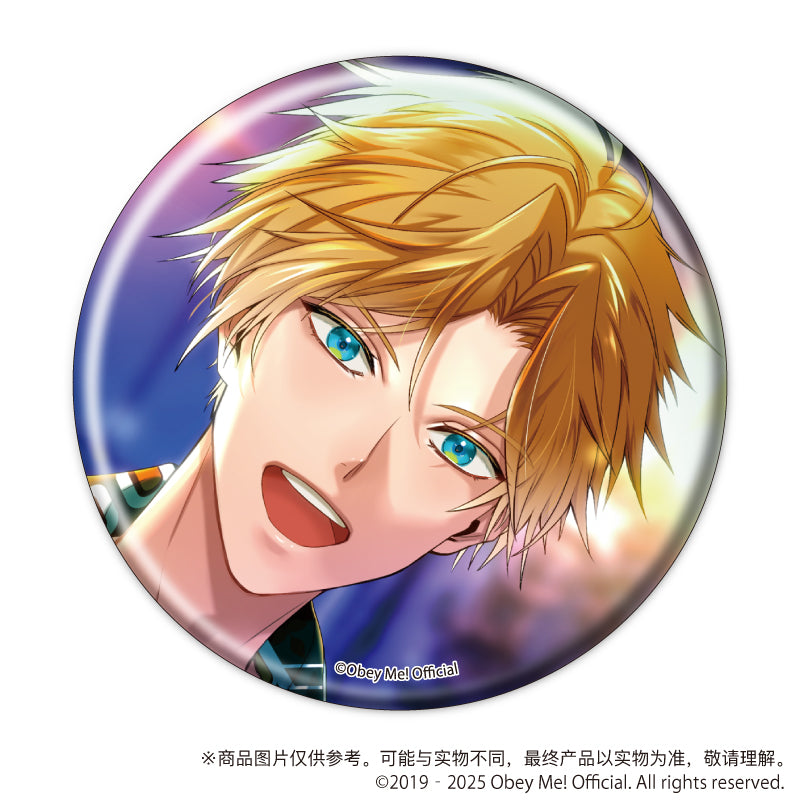 (1BOX=7)(Goods - Badge) Obey Me! Nightbringer Button Badge 13 (Official Art)