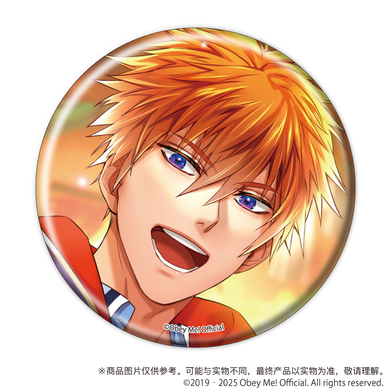 (1BOX=7)(Goods - Badge) Obey Me! Nightbringer Button Badge 13 (Official Art)
