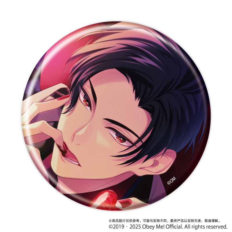(1BOX=7)(Goods - Badge) Obey Me! Nightbringer Button Badge 14 (Official Art)