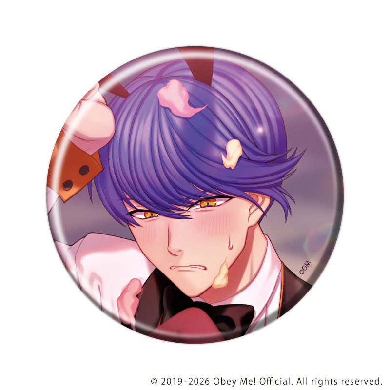 (1BOX=7)(Goods - Badge) Obey Me! Nightbringer Badge 46 (Official Art)