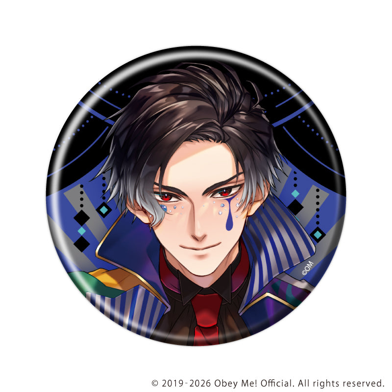 (1BOX=7)(Goods - Badge) Obey Me! Nightbringer Button Badge 48 (feat. Exclusive Art)