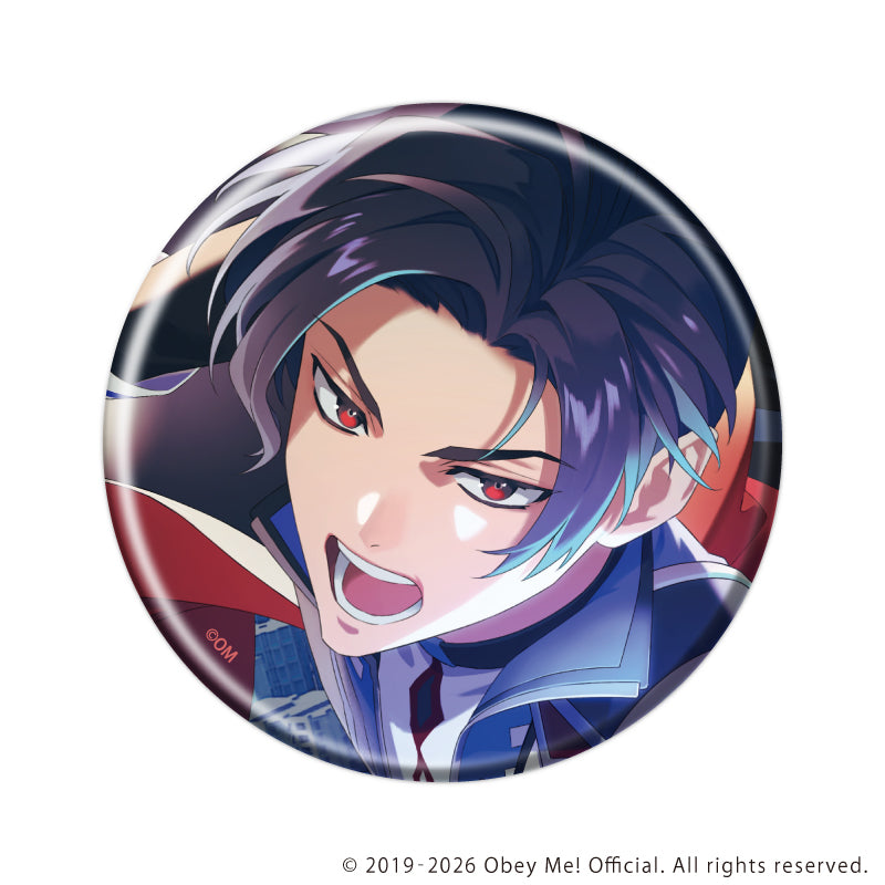(1BOX=7)(Goods - Badge) Obey Me! Nightbringer Badge 50 (Official Art)