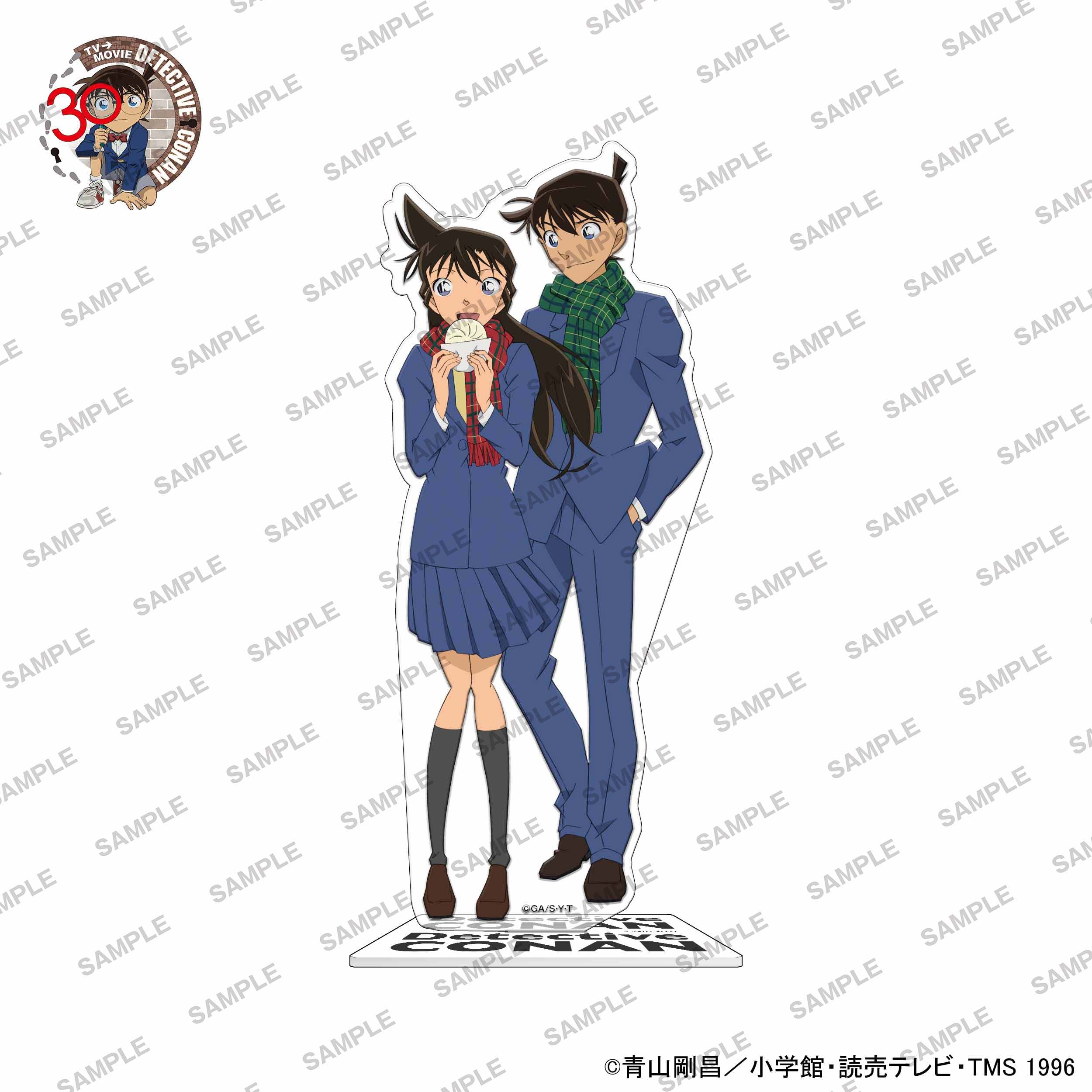 (Goods - Acrylic Stand) Detective Conan Acrylic Stand Figure Pair - Shinichi & Ran Ver.