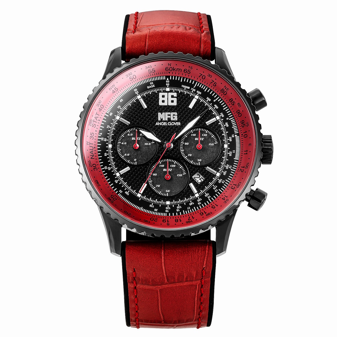 (Goods - Timepiece) MF Ghost Anime ANGEL CLOVER Collaboration Quartz Watch Kanata Katagiri TOYOTA 86GT Model