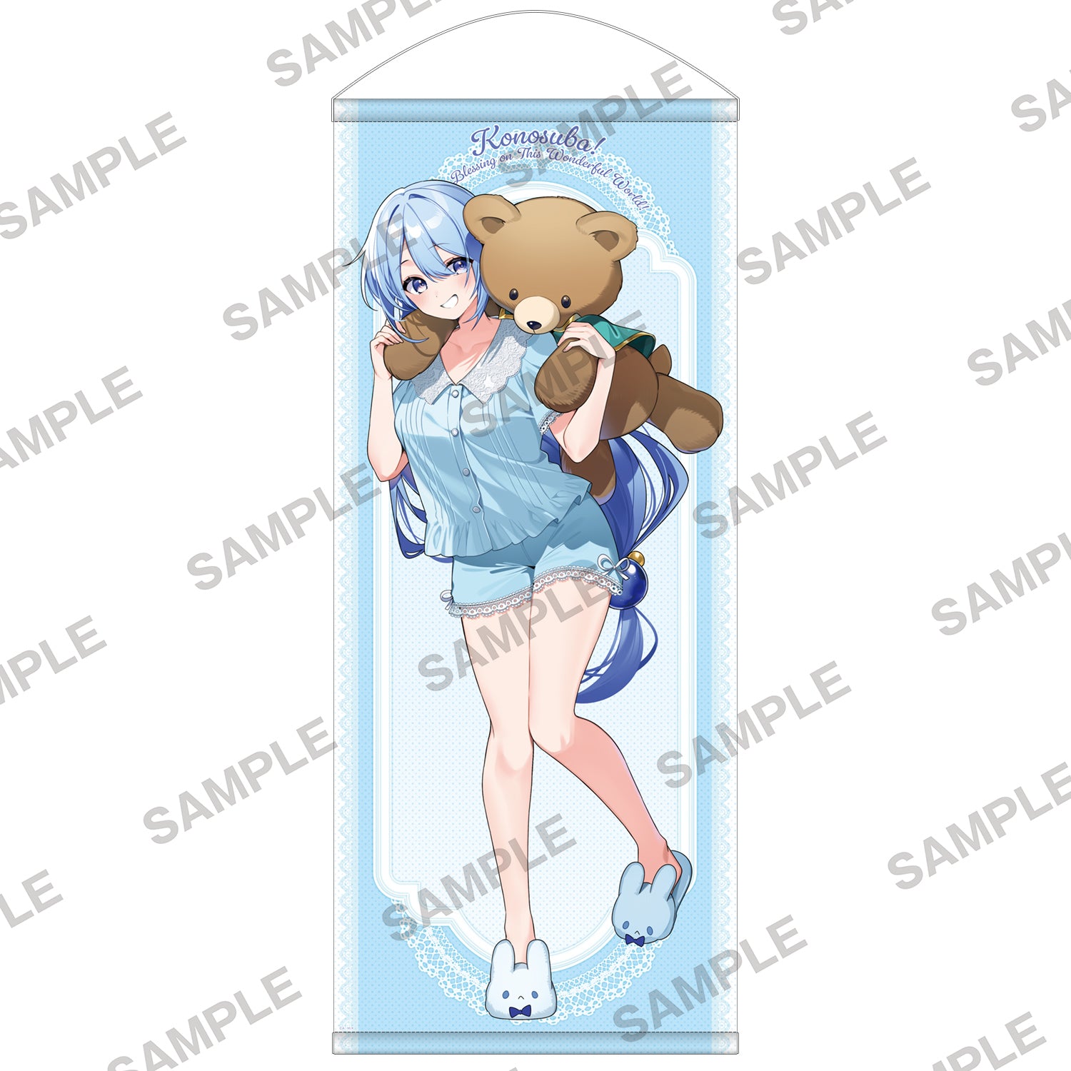 (Goods - Tapestry) KonoSuba: God’s Blessing on This Wonderful World! Birthday Celebration 2026: Newly Drawn Big Tapestry (Aqua)