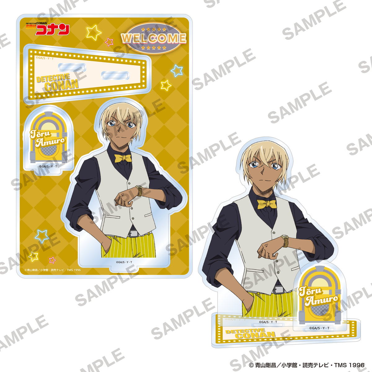 (Goods - Acrylic Stand) Detective Conan Diorama Acrylic Stand - American Oldies Ver. Tōru Amuro