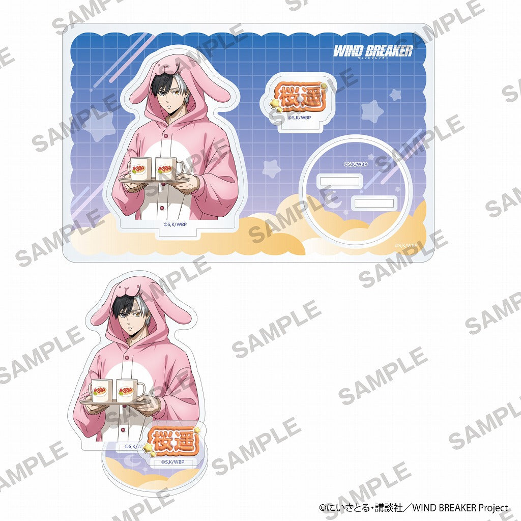 (Goods - Acrylic Stand) WIND BREAKER Acrylic Stand Pajama Party ver. 2nd Edition - Haruka Sakura
