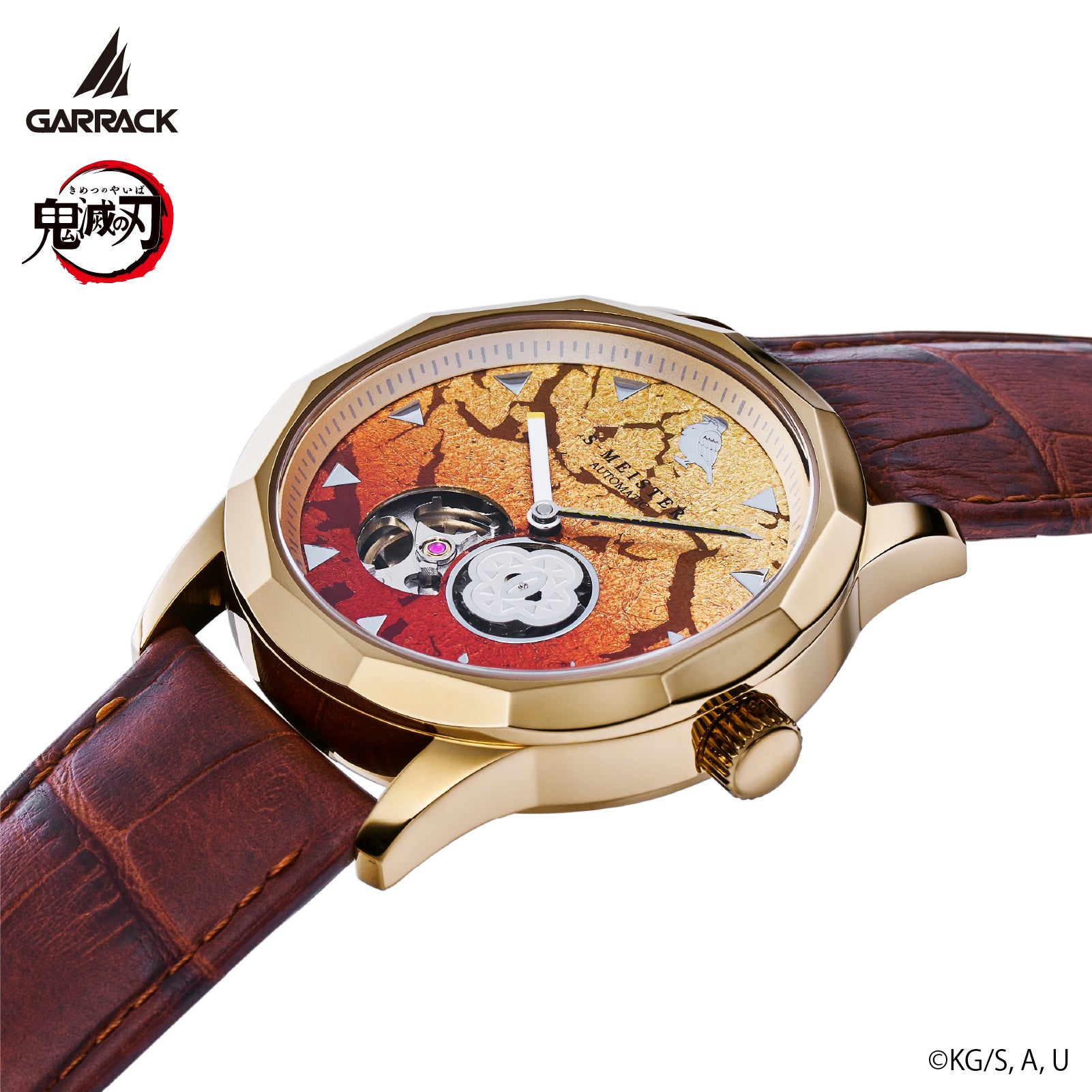 (Goods - Timepiece) Demon Slayer: Kimetsu no Yaiba Anime S-MEISTER Collaboration Mechanical Watch - Zenitsu Agatsuma Model 2