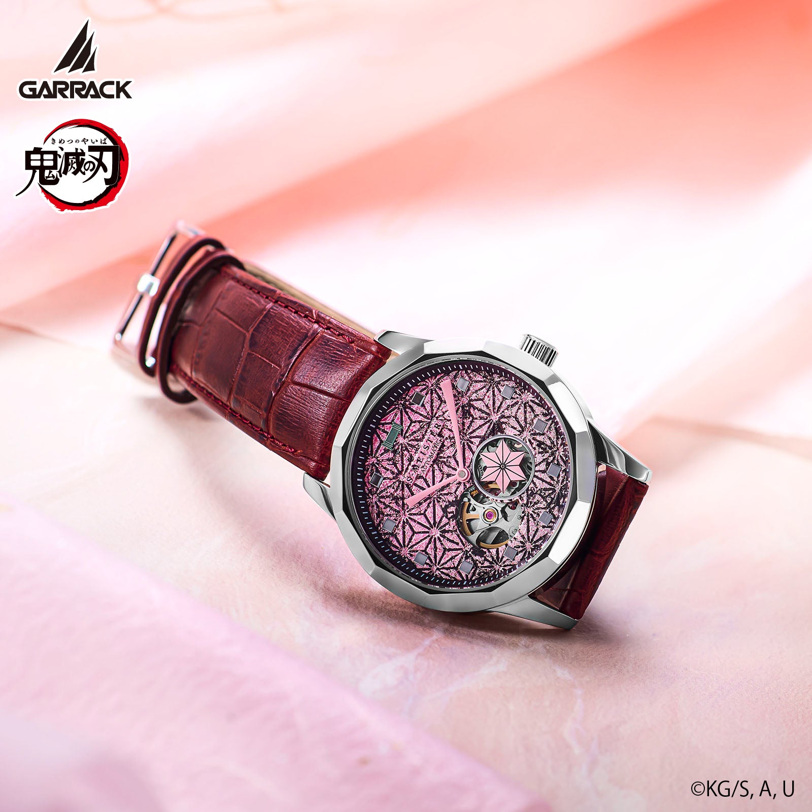 (Goods - Timepiece) Demon Slayer: Kimetsu no Yaiba Anime S-MEISTER Collaboration Mechanical Watch - Nezuko Kamado Model 2