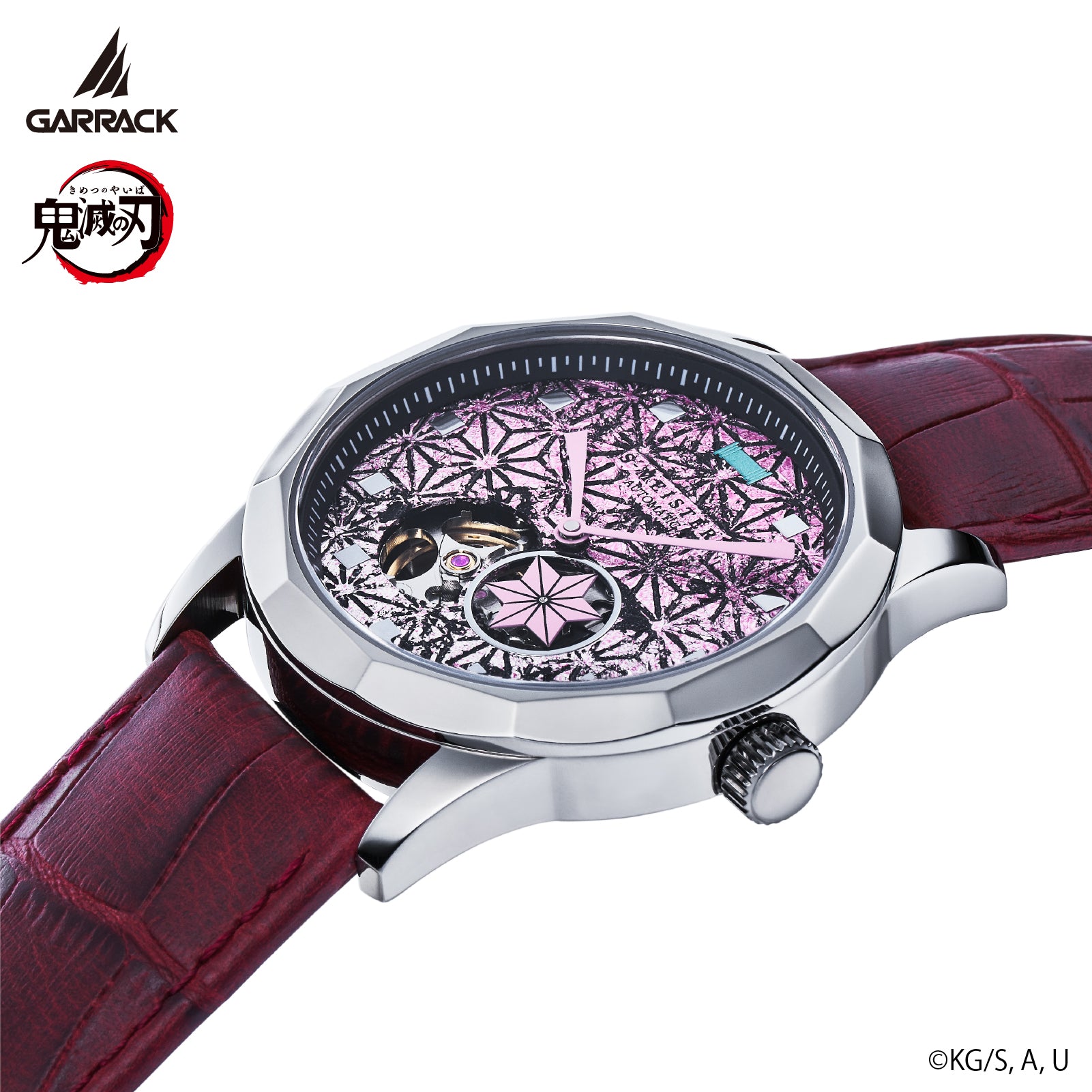 (Goods - Timepiece) Demon Slayer: Kimetsu no Yaiba Anime S-MEISTER Collaboration Mechanical Watch - Nezuko Kamado Model 2