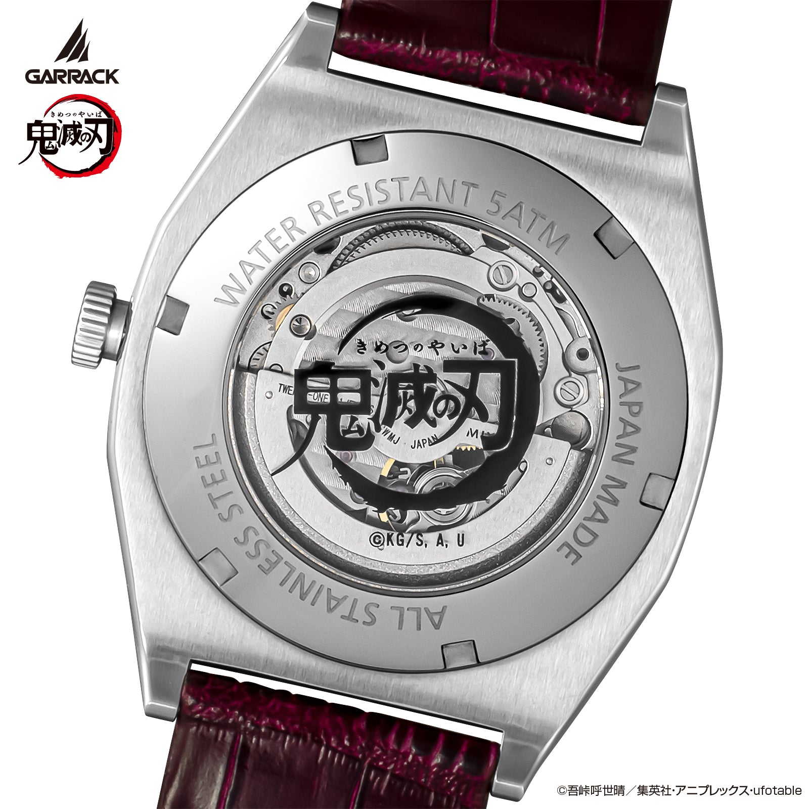 (Goods - Timepiece) Demon Slayer: Kimetsu no Yaiba Anime S-MEISTER Collaboration Mechanical Watch - Akaza Model