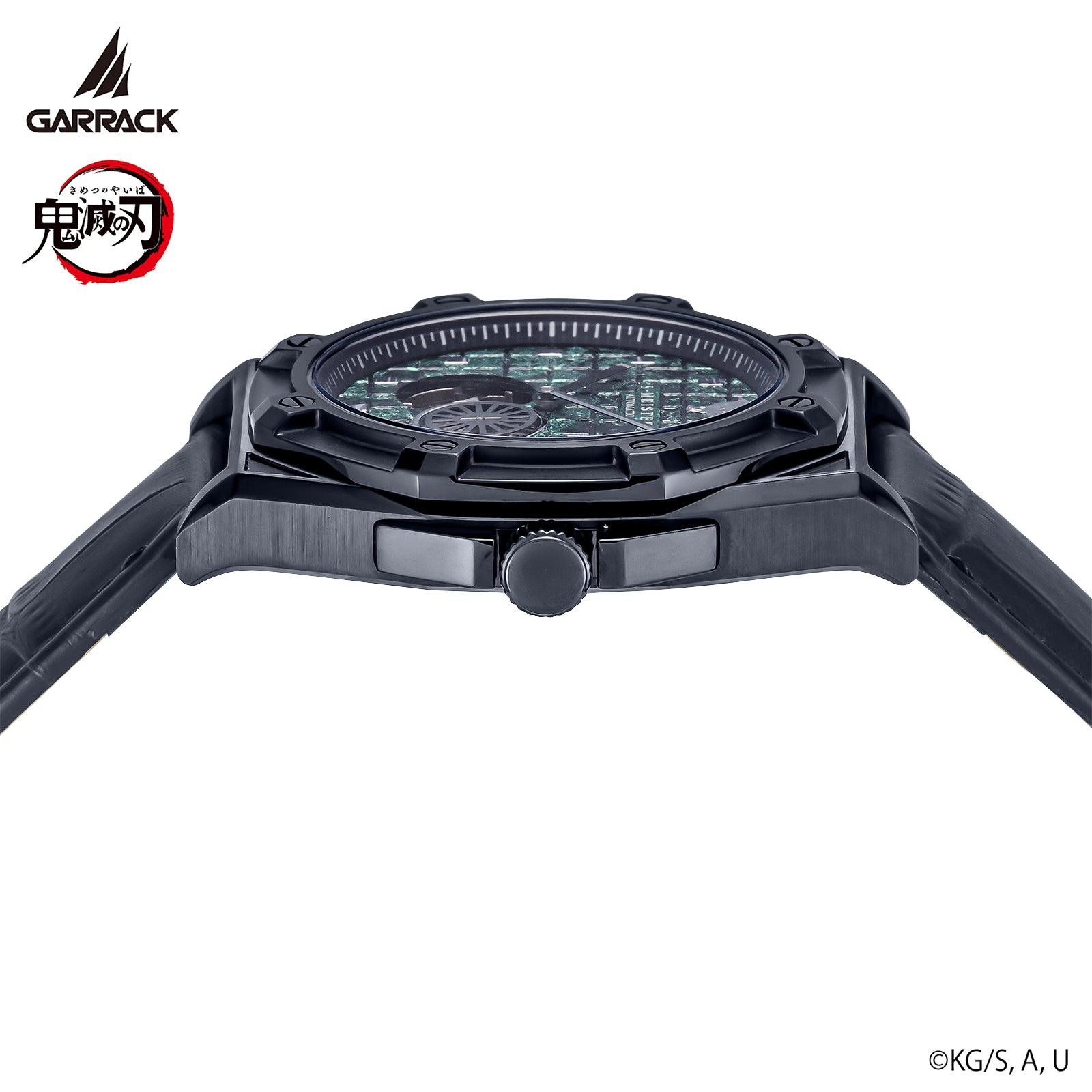 (Goods - Timepiece) Demon Slayer: Kimetsu no Yaiba Anime S-MEISTER Collaboration Mechanical Watch - Tanjiro Kamado Model 2