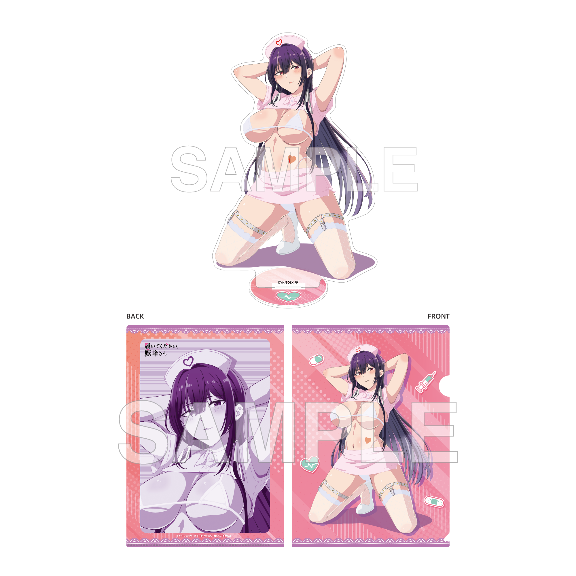 (Goods - Set) Please Put Them On, Takamine-san Clear File & Acrylic Stand Set