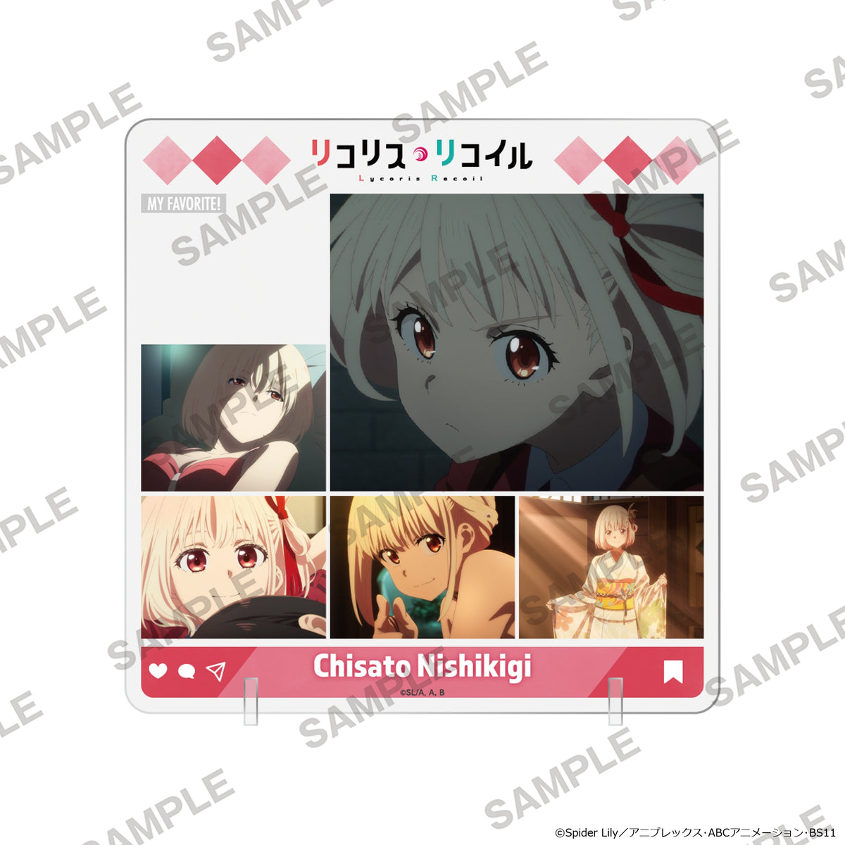(Goods - Acrylic Stand) Lycoris Recoil TV Anime Series Chara in Stand - Chisato Nishikigi