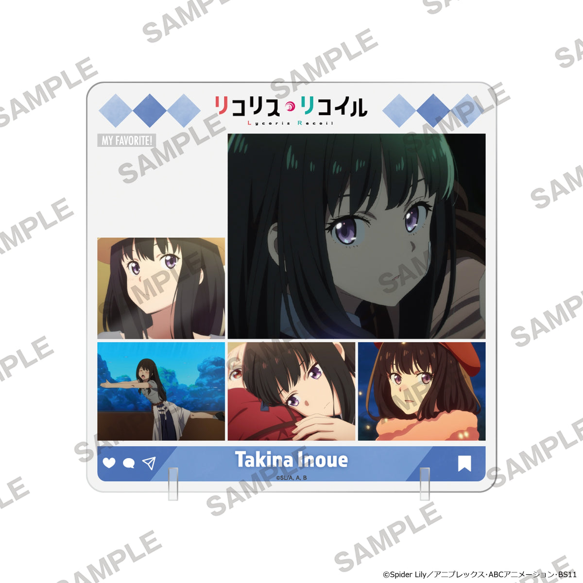 (Goods - Acrylic Stand) Lycoris Recoil TV Anime Series Chara in Stand - Takina Inoue