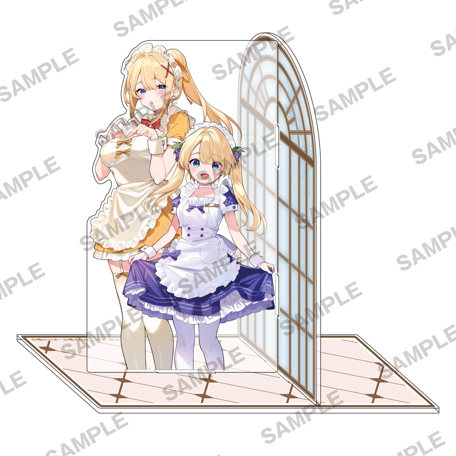(Goods - Bookend) KonoSuba: God’s Blessing on This Wonderful World! Newly Drawn Acrylic Bookend - Darkness & Iris Maid Ver.