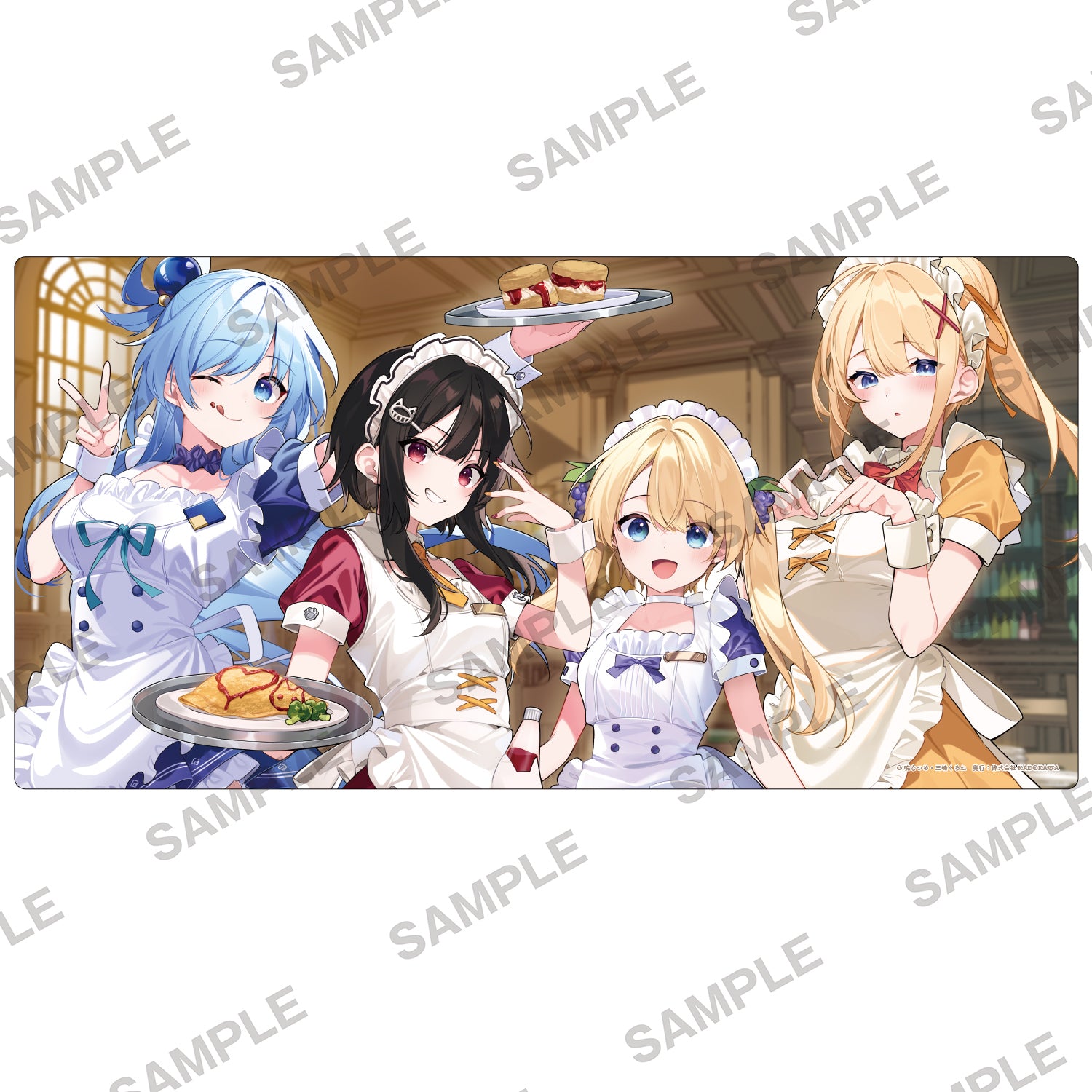 (Goods - Deskmat) KonoSuba: God’s Blessing on This Wonderful World! Newly Drawn Desk Mat Maid Ver.