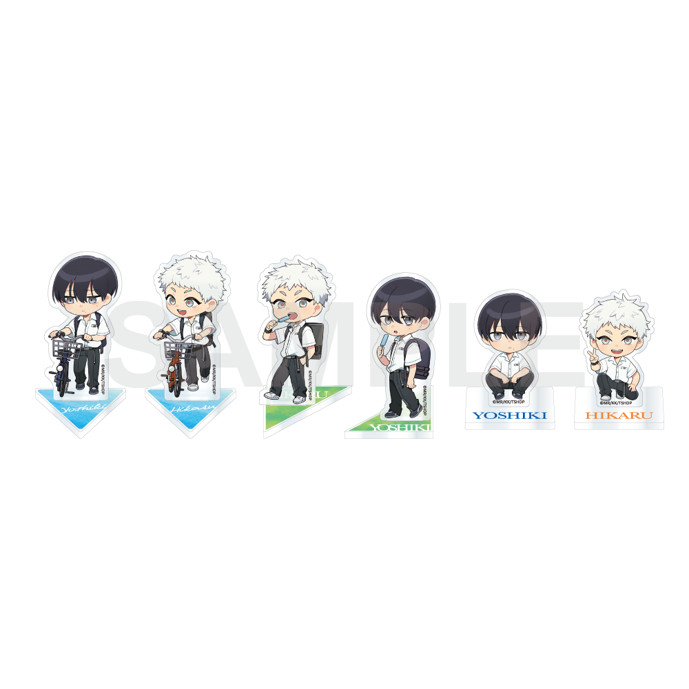 (1BOX=6)(Goods - Acrylic Stand) TV Anime The Summer Hikaru Died Tradable Mini-Character Acrylic Stand School Commute Series PACK