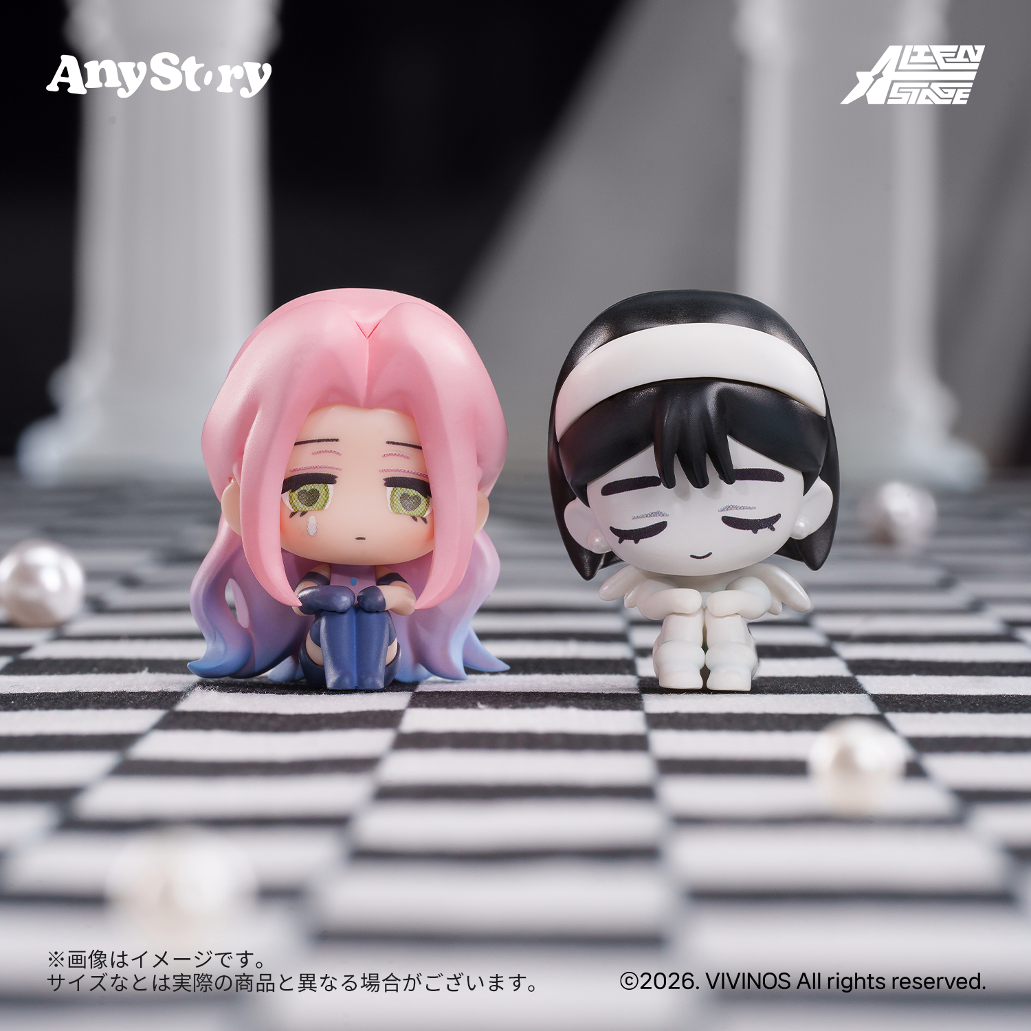 (1BOX=9)(Trading Figure) ALIEN STAGE LOVE&HATE mini Mascot
