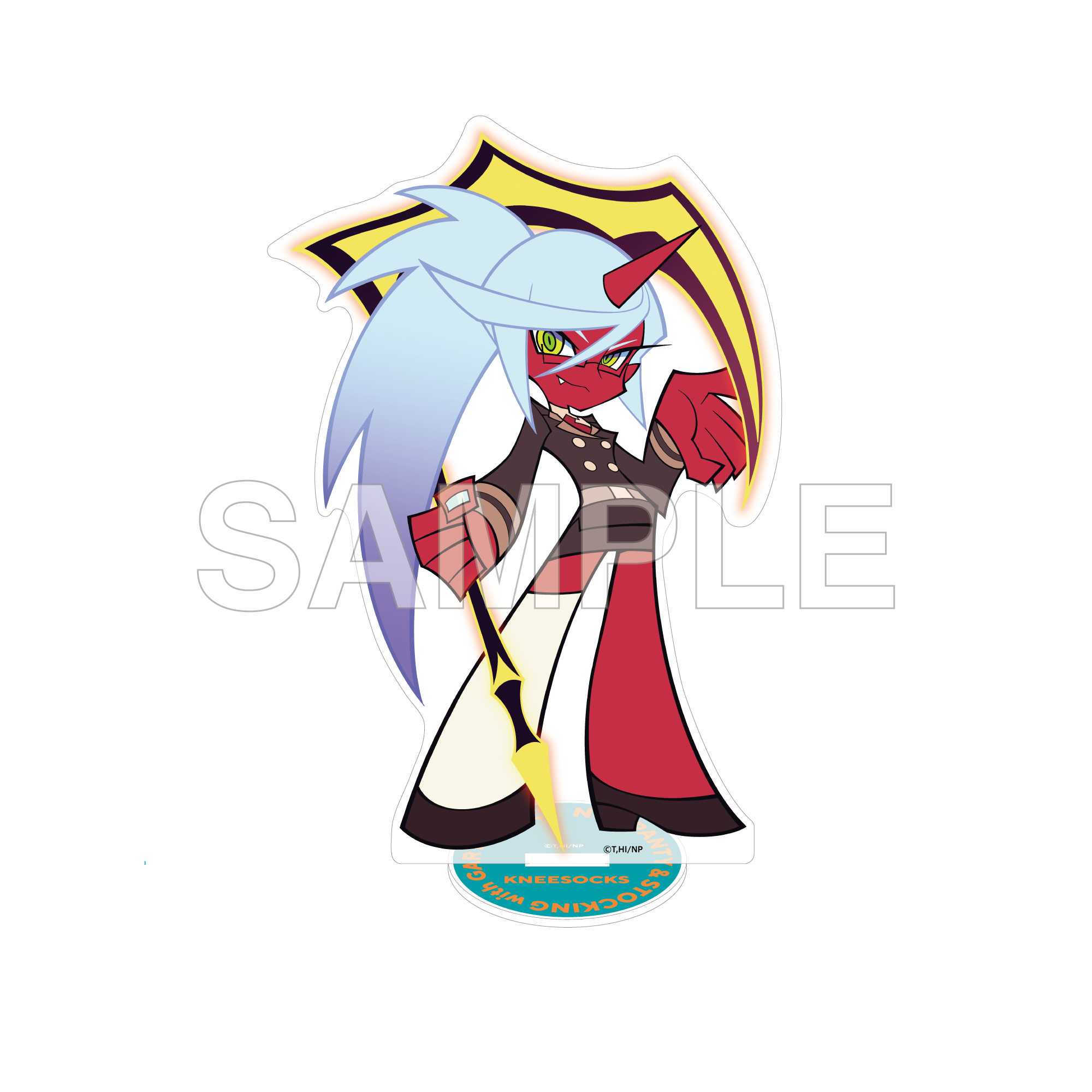 (Goods - Acrylic Stand) New PANTY & STOCKING with GARTERBELT Acrylic Stand Figure No.2 - Kneesocks
