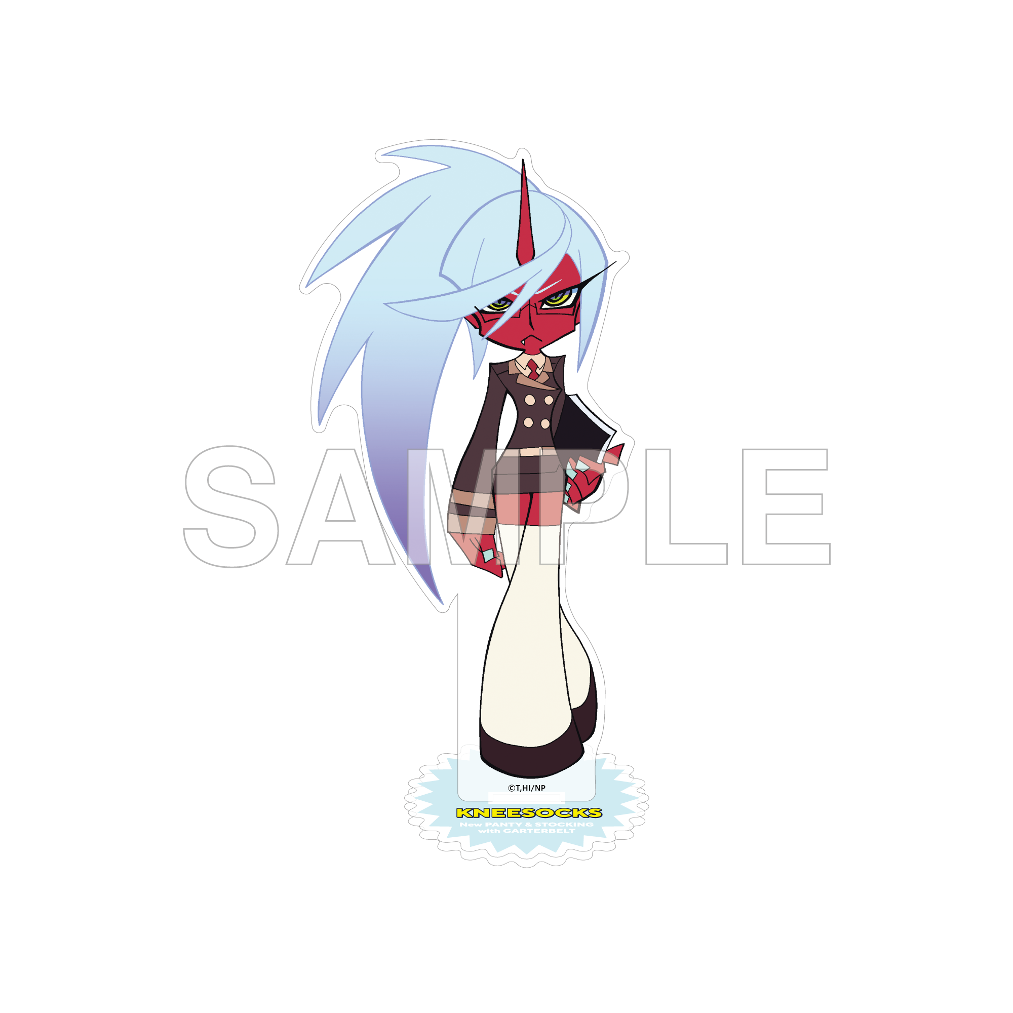 (Goods - Acrylic Stand) New PANTY & STOCKING with GARTERBELT Acrylic Stand Figure - Kneesocks