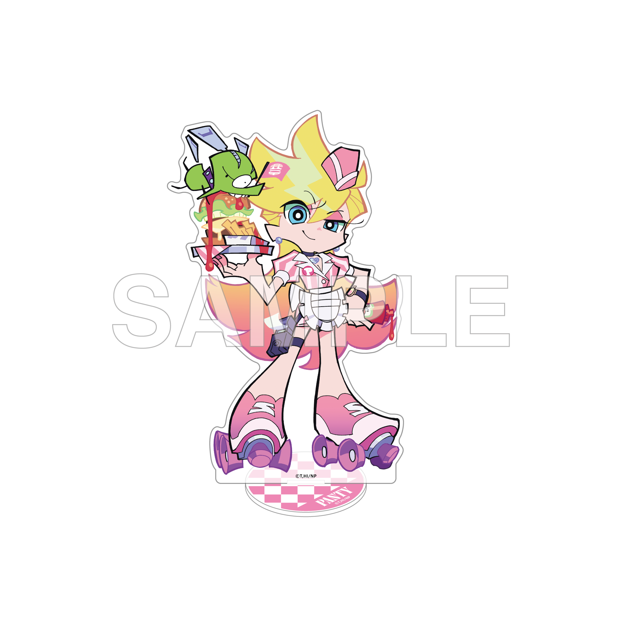 (Goods - Acrylic Stand) New PANTY & STOCKING with GARTERBELT Acrylic Stand Figure American Diner Ver. - Panty