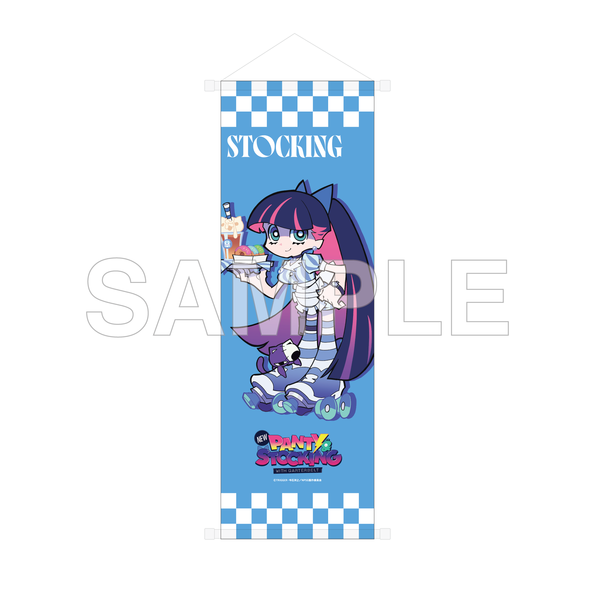 (Goods - Tapestry) New PANTY & STOCKING with GARTERBELT B2 Half-sized Tapestry American Diner Ver. - Stocking