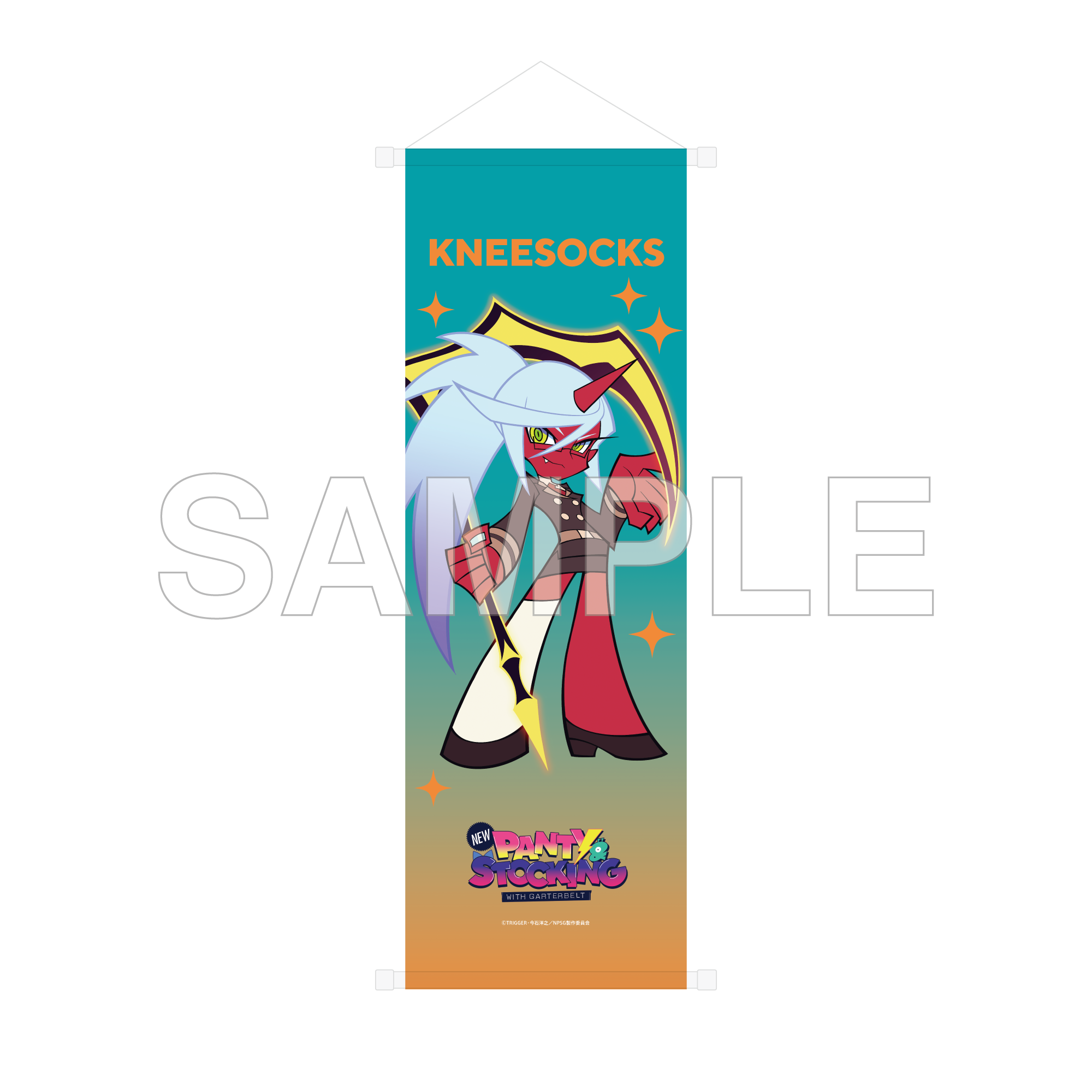 (Goods - Tapestry) New PANTY & STOCKING with GARTERBELT B2 Half-sized Tapestry - Kneesocks