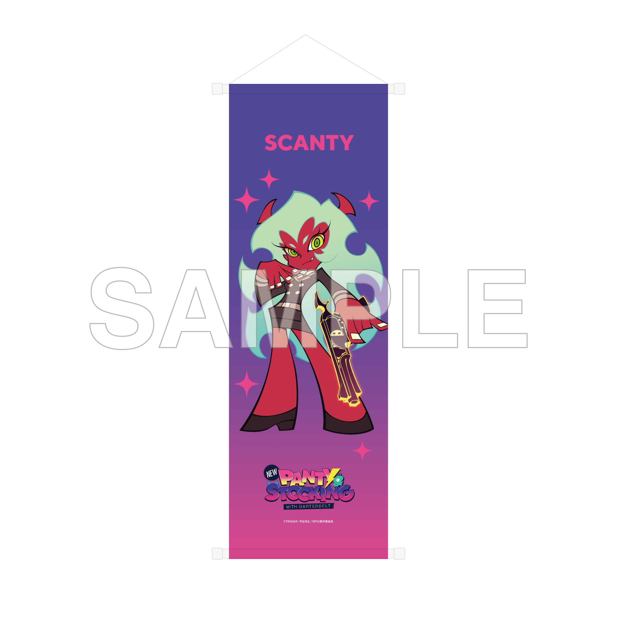 (Goods - Tapestry) New PANTY & STOCKING with GARTERBELT B2 Half-sized Tapestry - Scanty