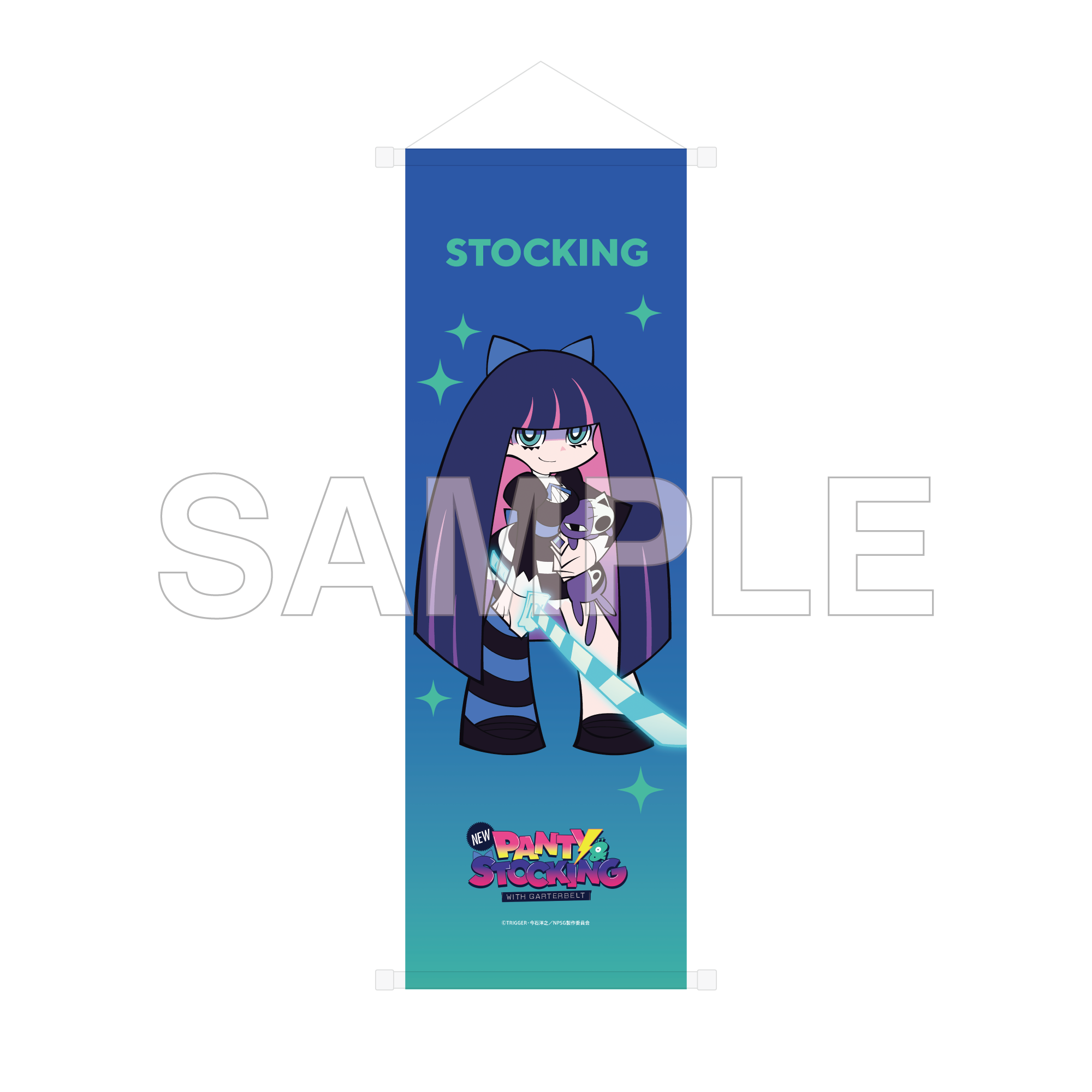 (Goods - Tapestry) New PANTY & STOCKING with GARTERBELT B2 Half-sized Tapestry - Stocking