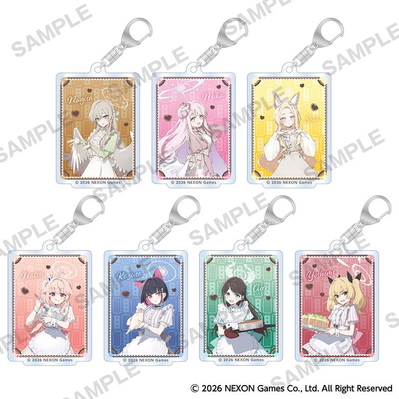 (1BOX=7)(Goods - Keychain) Blue Archive POP UP SHOP Tradable Acrylic Keychain PACK