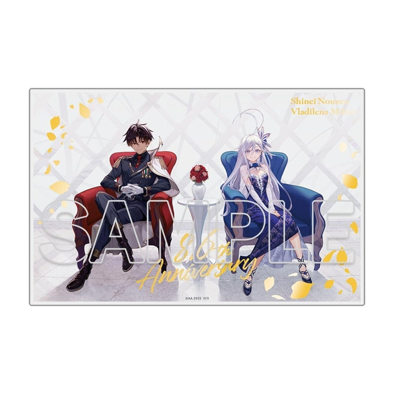 (Goods - Acrylic Stand) 86 EIGHTY-SIX 8.6th Anniversary Foil-stamped Acrylic Plate