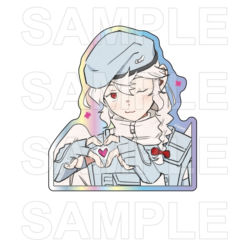 (Goods - Sticker) LOVE BULLET Aurora Sticker - Kanna Heart Ver.
