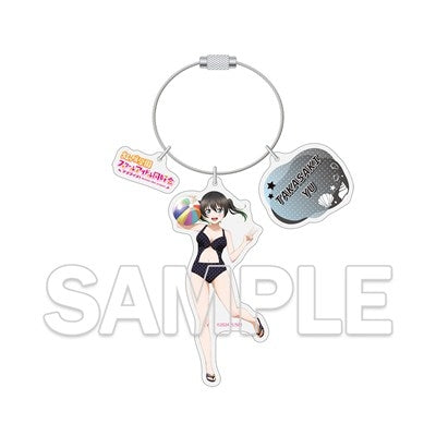(Goods - Keychain) Love Live! Series Wire Ring Acrylic Keychain - Yu Takasaki