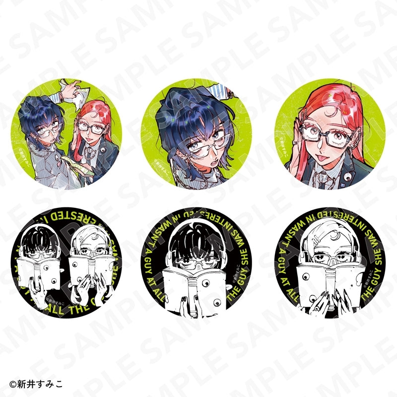 (1BOX=6)(Goods - Badge) The Guy She Was Interested in Wasn't a Guy at All - Tin Badge Collection PACK