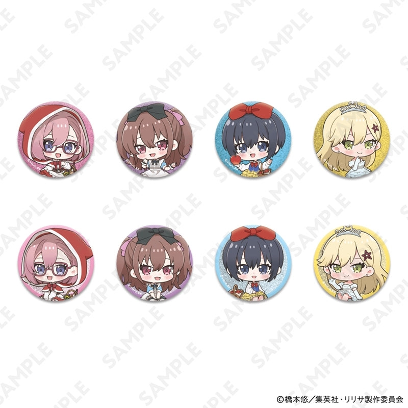 (1BOX=8)(Goods - Badge) 2.5 Dimensional Seduction Glimmering Tin Badge Collection (Mini) - Fairy Tale Ver.